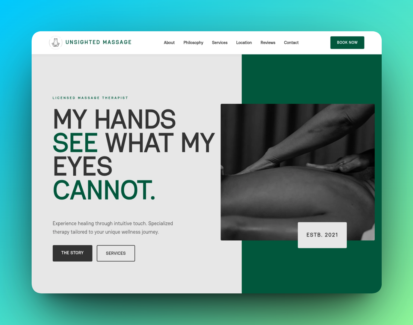Unsighted Massage